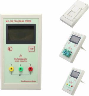 ESR Meter MK-328 TR for LCR ESR Digital Transistor Tester Inductance Capacitance Resistance 12864 LCD Screen