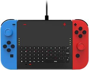 2.4G Mini Wireless Gaming Keyboard, Rechargeable Handheld Wireless Game Keyboard for Nintend Switch