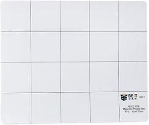 White Heat Insulation Silicone Pad Maintenance Platform BGA Soldering Repair Station Hot Gun Partner - 25*30cm