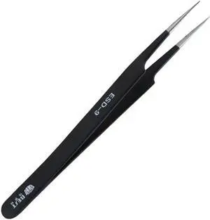 Anti-Static Tweezers Anatomical Surgical Anti-Magnetic Tool Set SMD ESD tweezers for Eyelash Extension