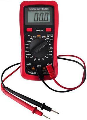 ELECALL 3 1/2 Multimeter EM33D AC/DC 600V 1999 Counts Backlight Data Hold NCV Voltage Detection Overload Protection