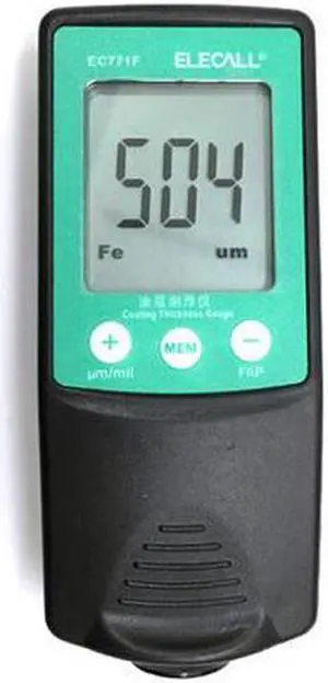 ELECALL EC771F Digital Thickness Gauge Coating Meter Width Measuring Instrument Paint Electroplated Coating Thickness Measure