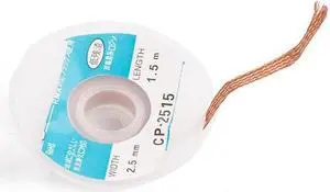 ELECALL BGA Desoldering Braid Solder Wire CP-2515 2.5mm Suction-line 1.5m Length Wick/Soldering Accessory