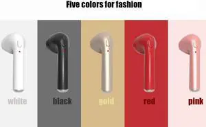 Dprui 2018 Good Quality But Cheap One Side Fit Business Office Sports Gym Mini Bluetooth Earphone For Iphone With Mic (White)