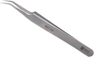 New Stainless Steel Industrial Matte Tweezers Watchmaker Repair Tools Excellent Quality