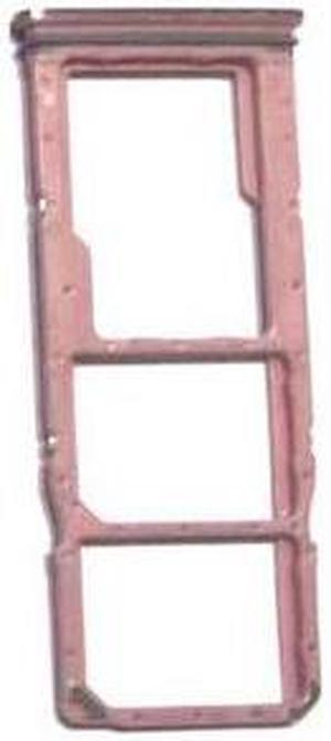 Sim Card SD Reader Holder Sim Tray Adapter replacement for Samsung Galaxy A9 2018 /A9 star pro Galaxy A9S SM-A920F A920DS (Pink)