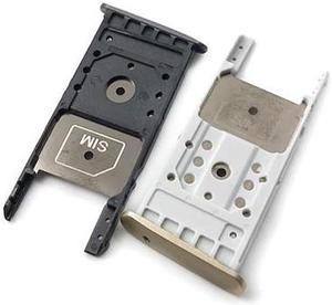 SIM card Holder Slot Tray Socket Reader Replacement compatible For Motorola Moto G5 Plus Single Gold