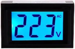 ELECALL D50-20 AC 80-500V High Precision LCD Digital Display AC Voltmeter Amp Volt Current Meter Tester