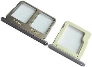 SIM Card Tray Slot Holder Adapter + Micro SD Card Holder For Samsung Galaxy A9 2016 A910 A9 Pro (Gray)