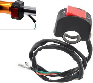 Motorcycle Accessories Headlight Red Connector Button Switch for Motorcycle Universal