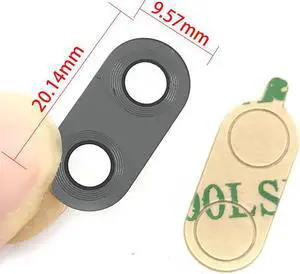 New Rear Back Camera Glass Lens with Glue Adhesive For LG G7