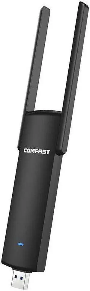 COMFSAT Wireless Network Card 1200Mbps Dual Band Wireless Adapter 2.4G 5G WiFi Router USB Adapter Card for Computer