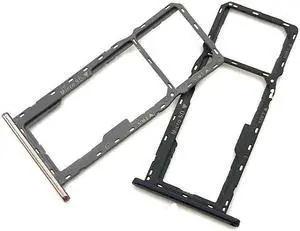 Sim Card Slot Tray Holder For ASUS ZenFone Max M1 ZB555KL Sim Card Adapter Replacement (Black)