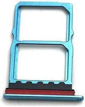 SIM Card Slot SD Card Tray Holder Adapter For Huawei P30 Micro Nano SIM Card Holder Tray Slot Holder Adapter Socket (Blue)