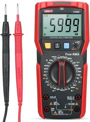 UNI-T UT89X TRMS multimeter tester ac dc Voltmeter Ammeter Capacitance Frequency Resistance tester with Temperature testing