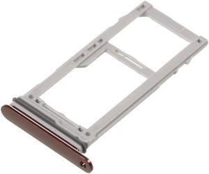 Dual SIM Card Tray For Samsung Galaxy Note 9 N960 SIM Card Reader Sim Tray Holder Sim Slot Replacement Part (Gold)