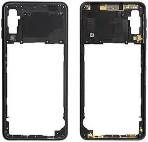 Housing Middle Frame Bezel replacement parts For Samsung Galaxy A7 2018 A750 Middle Plate Cover (Black)