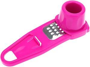 Multi-functional Ginger Garlic Grinding Grater Grinder Kitchen Gadgets Tools - Rose Red
