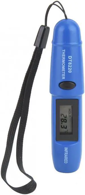 DT8220 Pocket LCD Digital IR Infrared Non-contact Thermometer -50-220 Celsius Temperature Meter Humidity Meter Hygrometer