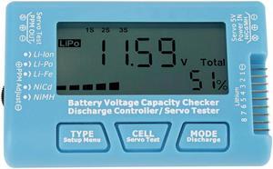 Digital LCD Battery Voltmeter Battery Capacity Voltage Balance Discharge Meter Battery Balance