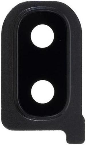 Back Camera Lens Ring Cover with Glass Lens for Samsung Galaxy A40 SM-A405 A405 (Black)