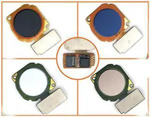 Home Button FingerPrint Touch ID Sensor Flex Cable Ribbon Replacement Parts for huawei nova4e/p30 lite (Gold)
