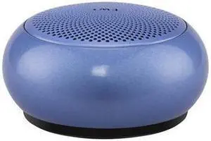 Metal Bass Wireless Bluetooth Speaker Portable Built-in Battery Loud Sound New Version EWA A110mini (Blue)