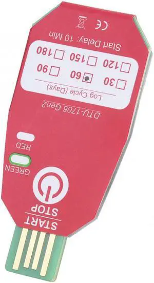 DTU-1706 Gen2 Cold Chain Temperature Recorder Waterproof USB Thermometer 60 Days Data Logger