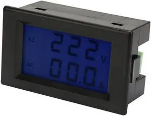 YB4835DVA Digital AC 0~100A Ampere Meter Voltmeter 80~300V Dual Meter
