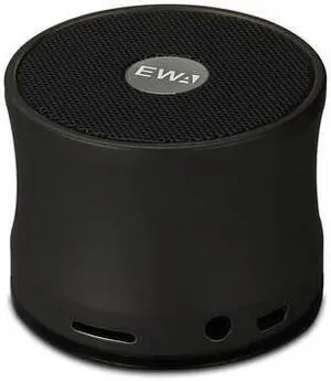Speaker Wireless Bluetooth Connect For Phone/Tab/PC Support MicroSD Card with Mini Subwoofer EWA A150 (Black)