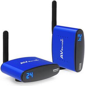 PAT-535 5.8GHz 200M Wireless AV TV Audio Video Sender Transmitter Receiver IR Remote for IPTV DVD STB DVR