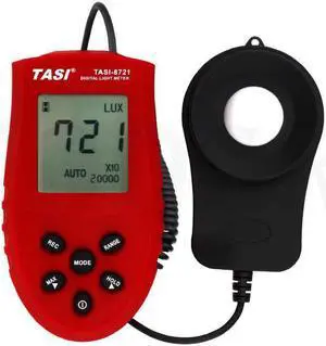 High quality 200000 Lux Split Light Luxmeter Meters Digital Illuminometer Luminometer Photometer Lux/FC LM Tester TASI-8731