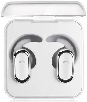DPRUI tws wireless headphones with Charging Box Wireless Stereo Earbud In-ear Earphone Bluetooth headphones for a mobile phone (White)