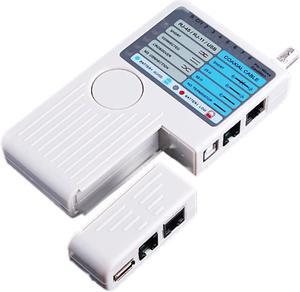 New Portable Ethernet Network Cable Tester Remote RJ11 RJ45 USB BNC LAN For UTP STP LAN Cables Tracker Detector