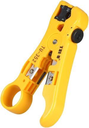 TNI-U TU-352 Multifunctional Wire Stripper for RG59/11/7/6 Cable Cutter Stripping Tool