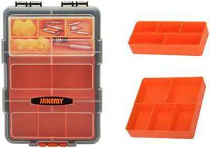Jakemy Z20 Multi-Purpose Plastic PP Transparent Components Storage Box for Tools Case Parts Tool box for Repair