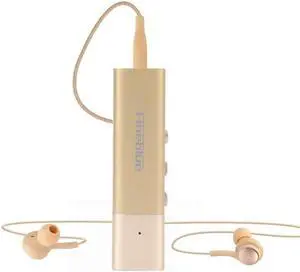 Newest Fineblue W688 Bluetooth Earphone Bluetooth 4.1 Universal Sport Wireless With Collar clip Sports Bluetooth Headset (Gold)
