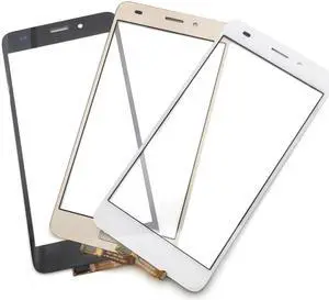 Front Outer Lens Screen Glass For Huawei Honor 5c Screen Protector Tempered Glass (White)