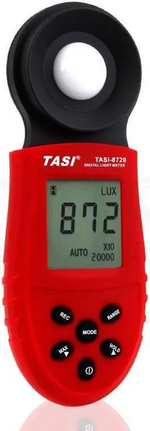 TASI-8730 Handheld Digital Light Meter illuminometer Luxmeter 0.1~20000 LUX Backlight, Luminometer Photometer Lux/FC Meter