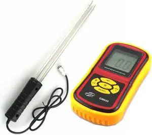 GM640 Digital Grain Moisture Meter Humidity Tester 5%~30% Temp Corn Thermometer -10oC-60oC LCD Seed Paddy Corn Rice