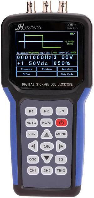Handheld Multi-functional Digital Oscilloscope + Signal Generator Portable Scope Meter 20MHz Bandwidth 200MSa/s 1CH TFT LCD