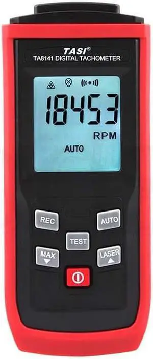 New Handheld Non-Contact Digital Tachometer Tach RPM Tester Measuring Device Tool TA8142 High Performance 2.5~99,999RPM