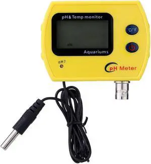 High Precision pH &TEMP Meter Professional Online pH Meter for Aquarium Portable Acidimeter Fine Drinking Water Quality Analyzer
