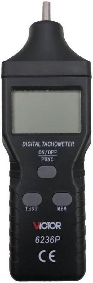 VICTOR VC6236P Digital Laser non-contact tachometer photoelectric Tachometer 5 digits large screen LCD display