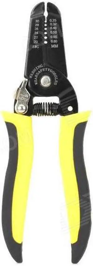 WLXY WL-4023 Carbon Steel Wire Stripper / Cutter - Yellow + Black
