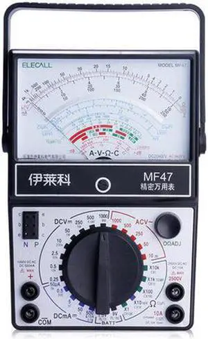 ELECALL Pointer Multimeter Analog meter AC DC Volt Ohm current Testing Electrical Multi tester