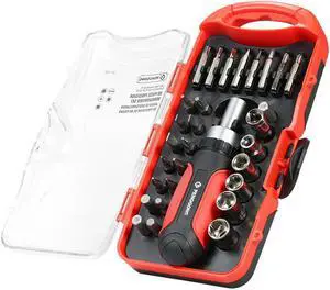 30PCS Multi-purpose Screwdriver Socket Screwdrivers with Bits Electrical Work Repair Tools Kit for Phone Computer Watch Pad