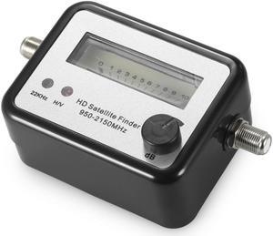 Mini TV Antenna Satellite receiver Satellite Finder digital Satellite Signal Finder Satellite Signal Meter Meter with Compass