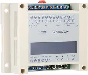 DC6-40V 4-Channel Time Relay 99 Steps Module Solenoid Valve Control Relay LCD Display Digital Programmable Time Delay Relay
