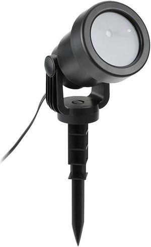IP65 Water Resistant RF Remote Control Red Green Sky Star Effect Timer Lawn Light Spotlight with Replaceable Flat Base Spike Festival Decoration Lamp for Christmas Party Landscape Garden